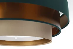 Plafond Trinity Deckenleuchte Becher weiß 60cm Version 1 Grün, Beige, Kupfer