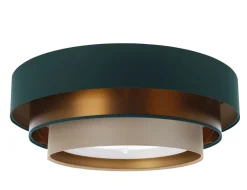 Plafond Trinity Deckenleuchte Becher weiß 60cm Version 1 Grün, Beige, Kupfer