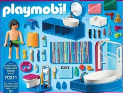 Playmobil Dollhouse Puppenhaus Möbel Set: 70206 70207 70208 70209 70210 70211 - neu