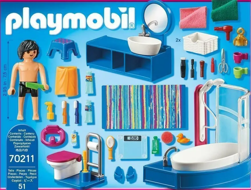 Playmobil Dollhouse Puppenhaus Möbel Set: 70206 70207 70208 70209 70210 70211 - neu