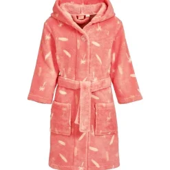 Playshoes Kinder Bademantel Fleece-Bademantel Surfbrett Palmen 340121