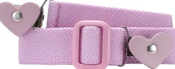 Playshoes Kinder Elastik-Gürtel Herz-Clip Rosa