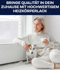 plid® Heizkörperlack wässrig Weiß + Anlauger & Lackierset hitzebeständig 120°
