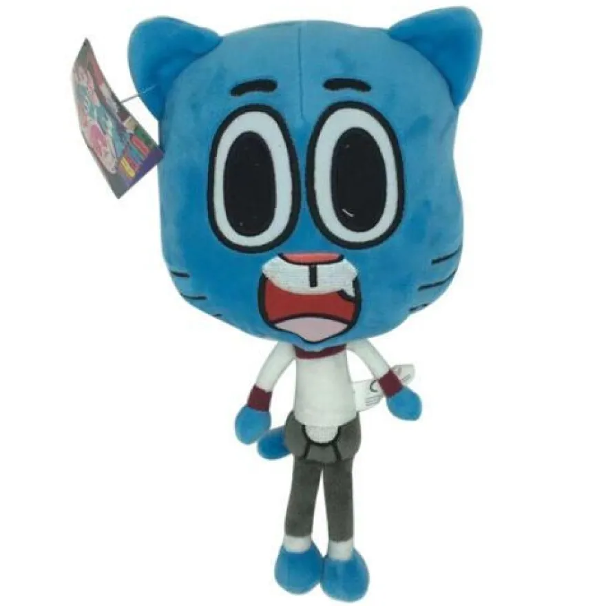 Plüsch Spielzeug 25 cm Die fantastische Welt von Gumball Darwin Plüschtiere