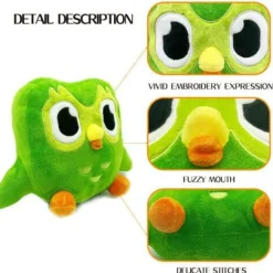 Plüsch Spielzeug Grüne Eule Geschenk für Kinder Puppen Plüschtiere