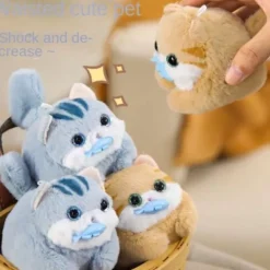 Plüschtier Katze Anhänger Schlüsselring Plüsch Spielzeug