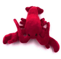 Plüschtier Kuscheltier Stoff Tier Hummer rot Zehnfußkrebs 20 cm (Gr. 20)