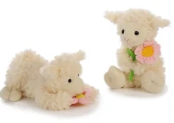 1 Plüschtier Schaf 25cm, Stofftiere Kuscheltiere Bauernhoftiere Schafe Schäfchen Lamm