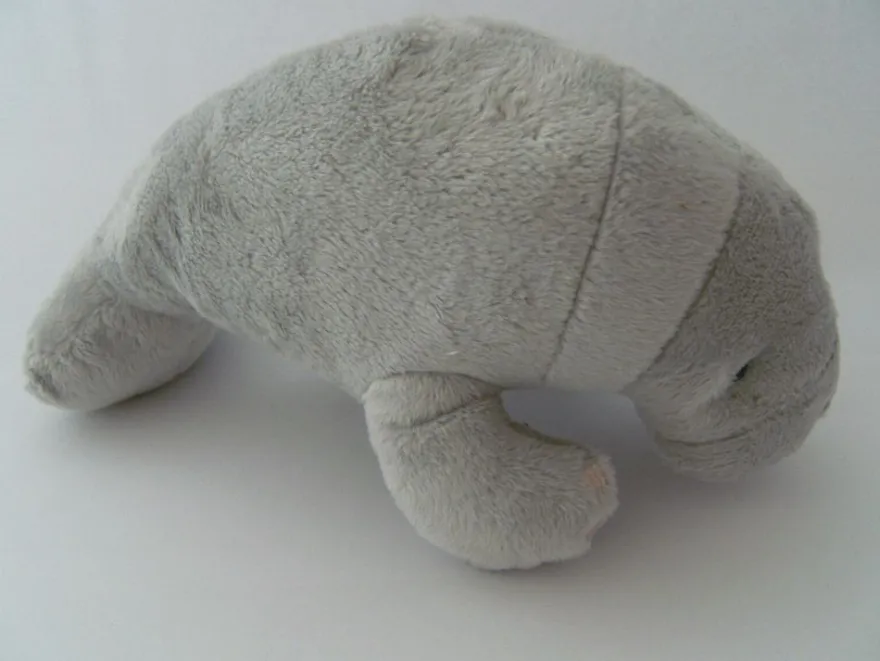 Plüschtier Seekuh 23cm Kuscheltiere Stofftiere Seekühe Manatee Wassertiere