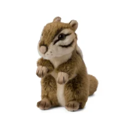 Plüschtier - Streifenhörnchen (15cm) lebensecht Kuscheltier Stofftier Plüschfigur