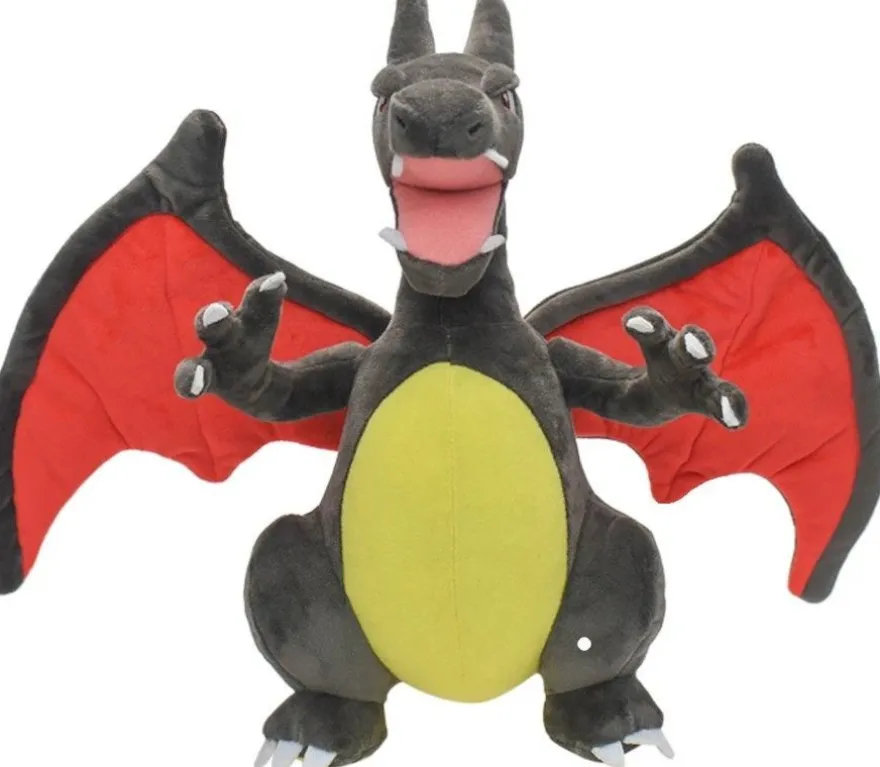 Pokemon Shiny Glurak Charizard - Plüsch Figur Stofftier Takara Tomy Kuscheltier 30 cm