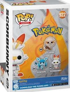 Poké on - Scorbunny Flambino Hopplo 922 - Funko Pop! Vinyl Figur