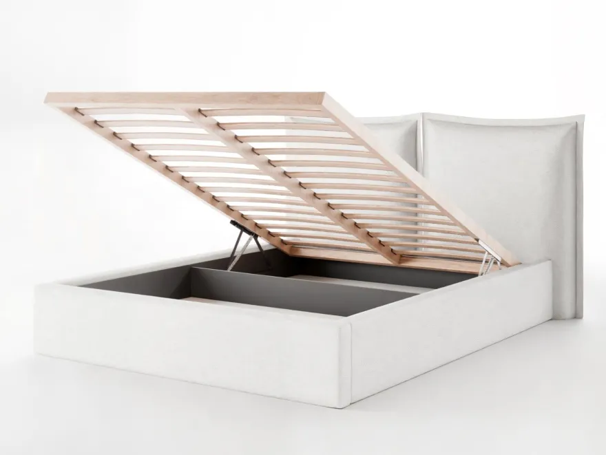 Polsterbett Werona Doppelbett Bettgestell Lattenrost mit Bettkasten