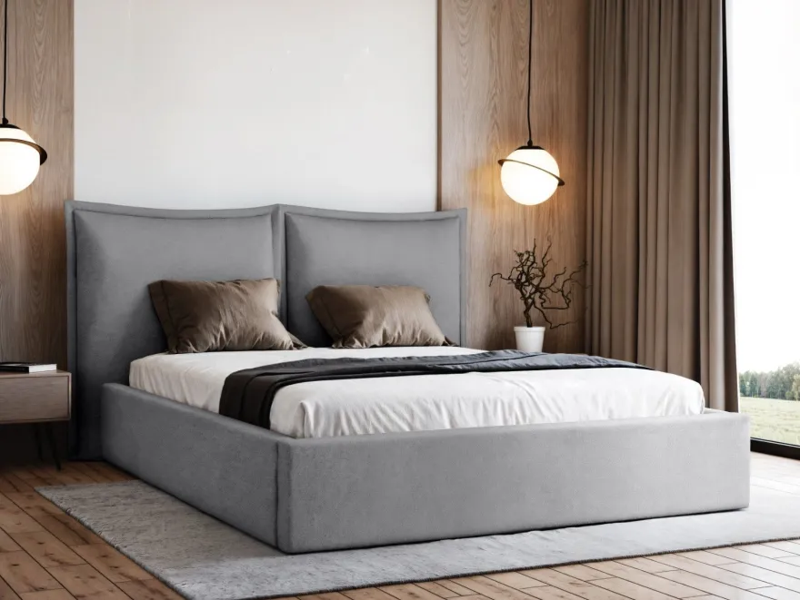 Polsterbett Werona Doppelbett Bettgestell Lattenrost mit Bettkasten