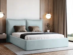 Polsterbett Werona Doppelbett Bettgestell Lattenrost mit Bettkasten
