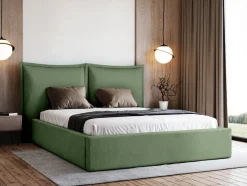Polsterbett Werona Doppelbett Bettgestell Lattenrost mit Bettkasten