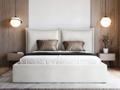 Polsterbett Werona Doppelbett Bettgestell Lattenrost mit Bettkasten