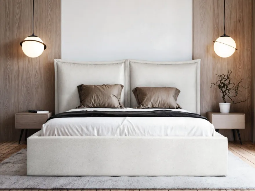Polsterbett Werona Doppelbett Bettgestell Lattenrost mit Bettkasten