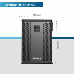Poolex Silverline Top 20kW Vertical Poolheizung Wärmepumpe 400V