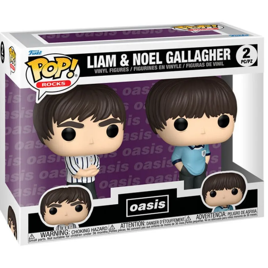 POP-Pack mit 2 Figuren Oasis Liam & Noel Gallagher