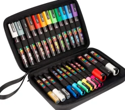 Posca Marker-Set versch. Spitzen und Farben - 24er Koffer