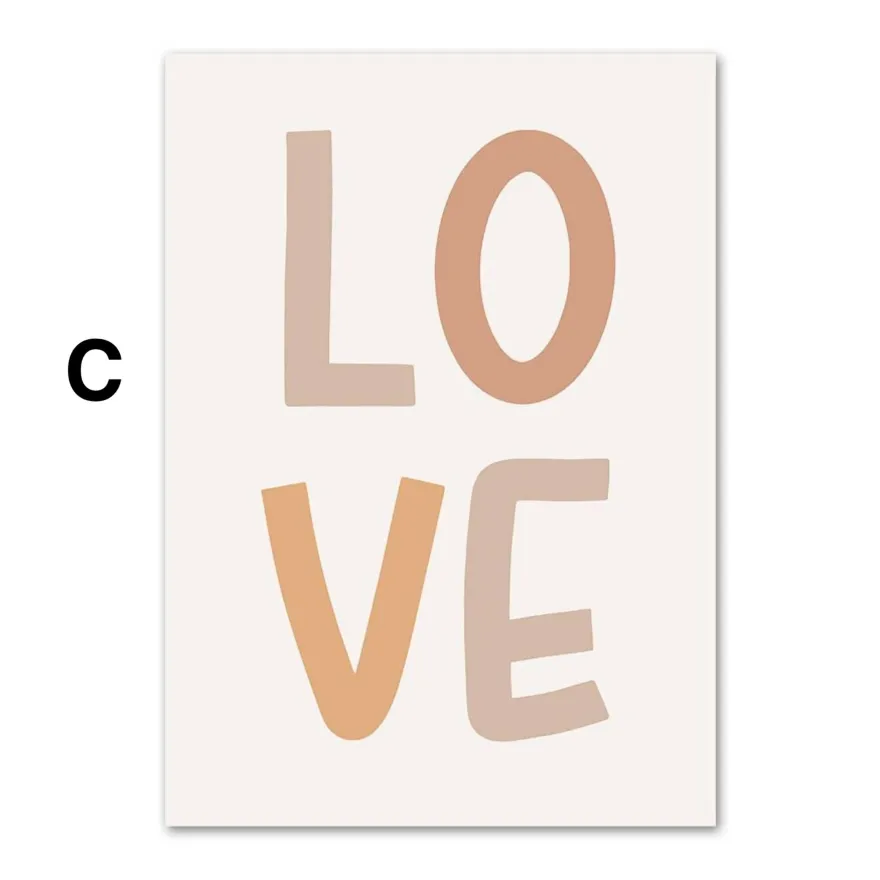 Poster Baby Motive Sonne Liebe Wolke Rakete Regenbogen Erdbeere Träume groß u