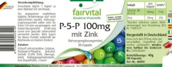 P-5-P 100mg mit Zink und Vitamin B6 - 90 Kapseln - fairvital