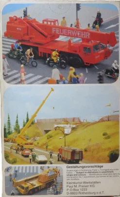 Preiser 1100 - Teleskopkran Krupp 35 GMT - Bausatz - HO - 1:87 - Originalverpackung