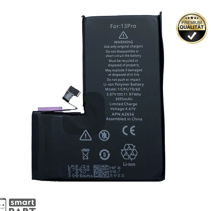 Premium Ersatz Akku Für iPhone 13|Pro|Max|Mini Batterie Li-ION PAD Vormontiert