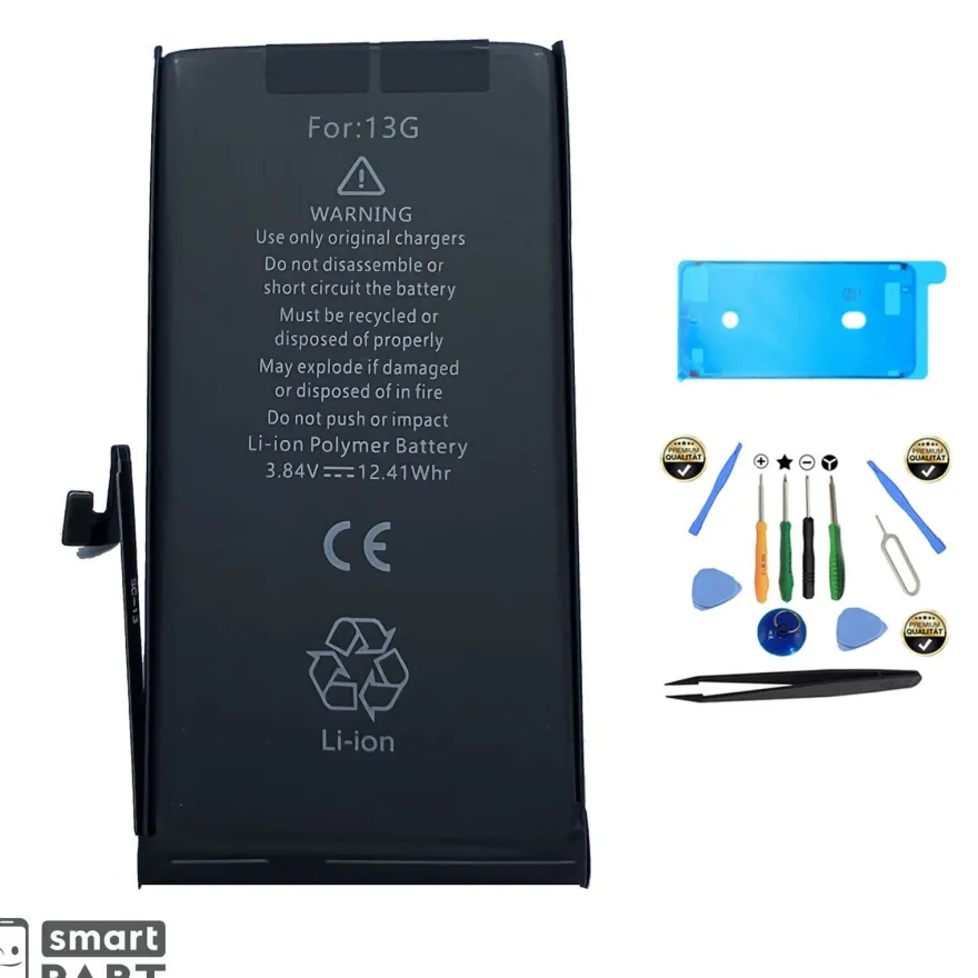 Premium Ersatz Akku Für iPhone 13|Pro|Max|Mini Batterie Li-ION PAD Vormontiert