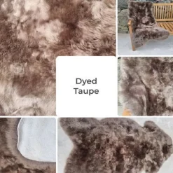 Premium Merino Schaffell Schaffelle Fell Lammfell Natur geschoren dichte Wolle