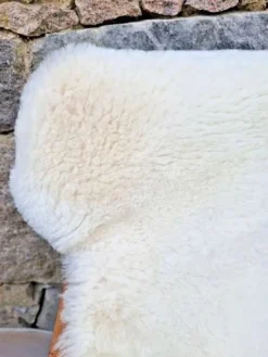 Premium Merino Schaffell Schaffelle Fell Lammfell Natur geschoren dichte Wolle