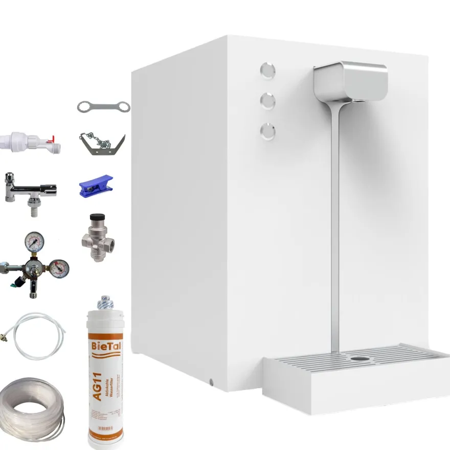 Premium Wassersprudler Sprudelwasser Tafelwasser Gerät Anlage Flux 30 Plus SET