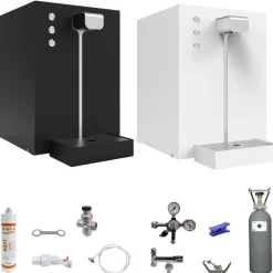 Premium Wassersprudler Sprudelwasser Tafelwasser Gerät Anlage Flux 30 Plus SET