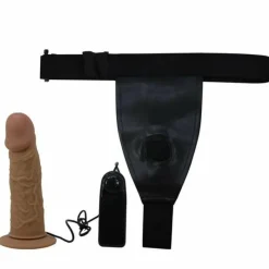 Pretty Love Vibro Strap-on Harness, superweicher Phalluskopf aus Silikon