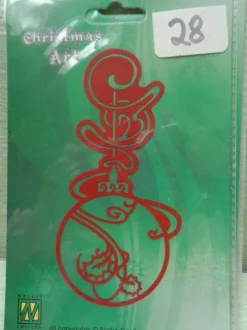 Präge Prickel Stick - Schablonen Weihnachten Nellie Snellen Joy Avec Marianne Design