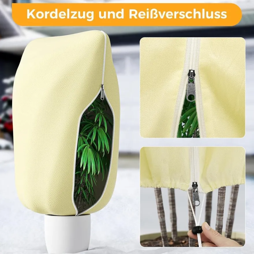 Priksia Pflanzenschutzhaube 2 Stück, Winterschutz für Pflanzen, Frostschutz mit