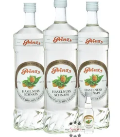 Prinz: Haselnuss-Schnaps 3er-Set (40 % Vol., 3 Liter)