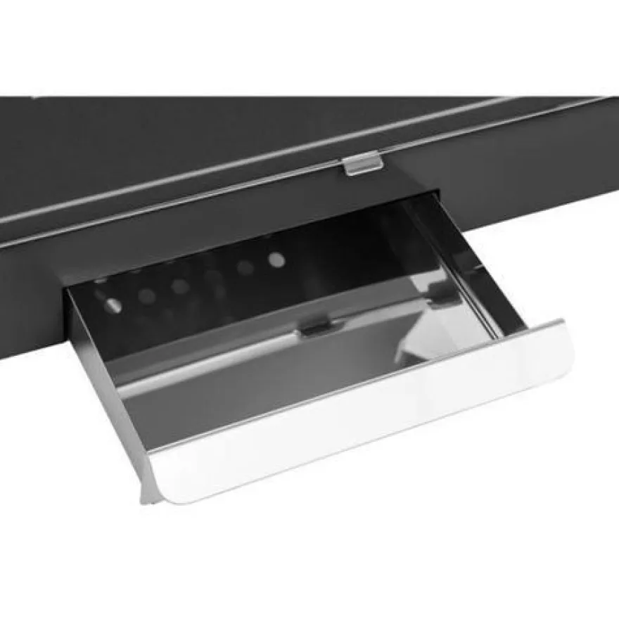 Professionelle, effiziente und einstellbare Popcornmaschine, 230 V, 1,6 kW, schwarz