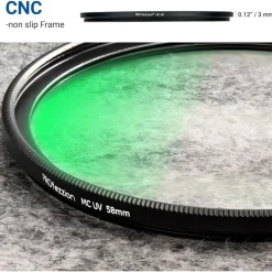 PROfezzion Slim UV Filter 55mm für Nikon D3500 D3400 D5600 D7500, Sony A7 A7II