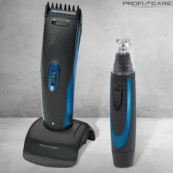 ProfiCare Haar-/Bartschneider + Nasentrimmer PC-HSM/R 3052 schwarz-blau