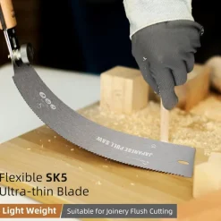 Profi Ryoba Japansäge 233mm SK5 Karbonstahl Holzsäge 6-10/18 ZpZ