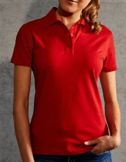Promodoro Women´s Jersey Polo Knopfleiste mit 3 Knöpfen S - 3XL E4025