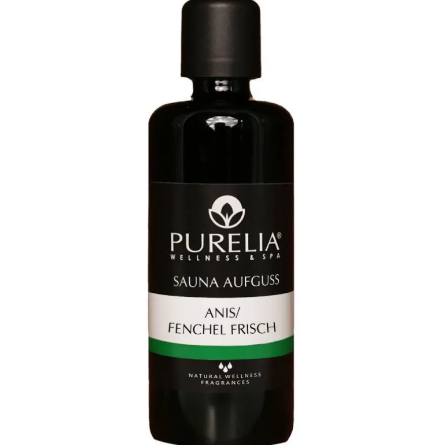 Purelia Saunaaufguss Konzentrat Anis-Fenchel (frisch) 100 ml natürlicher Sauna-aufgu