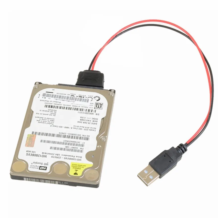 P52 USB Stecker auf SATA Kabel 15pin Adapter Stromkabel PC USB SATA Adapter 30cm