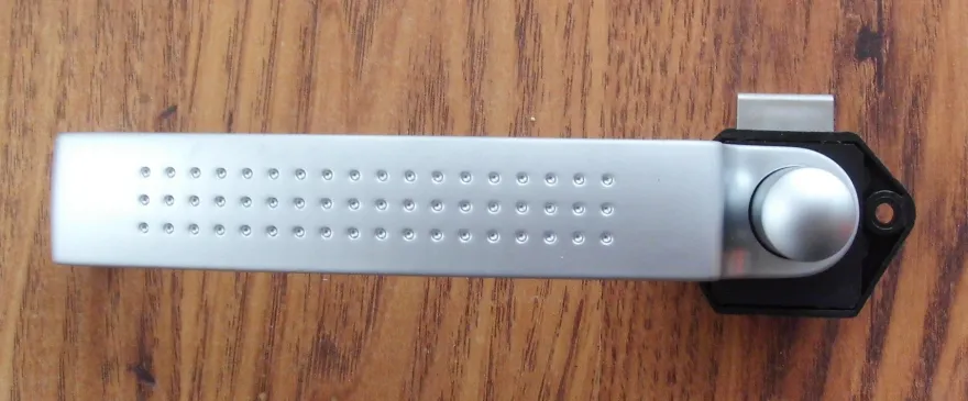 Push Lock Schloss mini mit Griff silber matt Druckschloss Spezial Schlösser NEU
