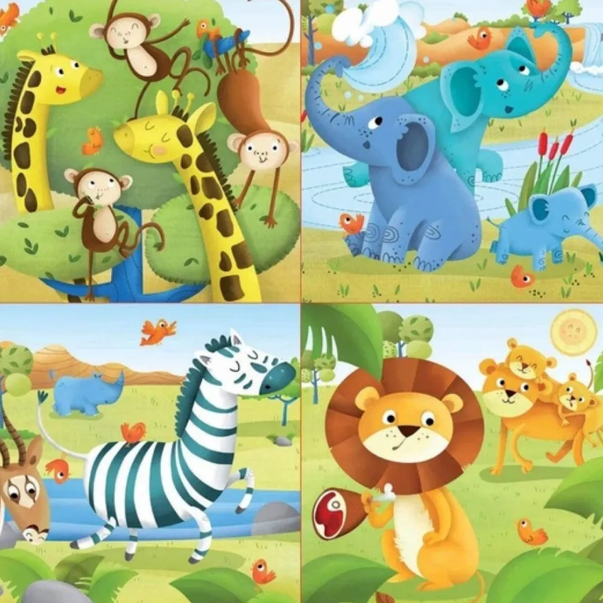 Puzzle Educa Wild Animals (73 pcs)
