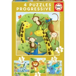 Puzzle Educa Wild Animals (73 pcs)