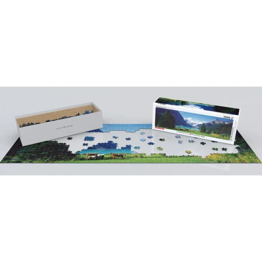 Puzzle - Lake Louise in den Kanadischen Rockies - 1000 Teile