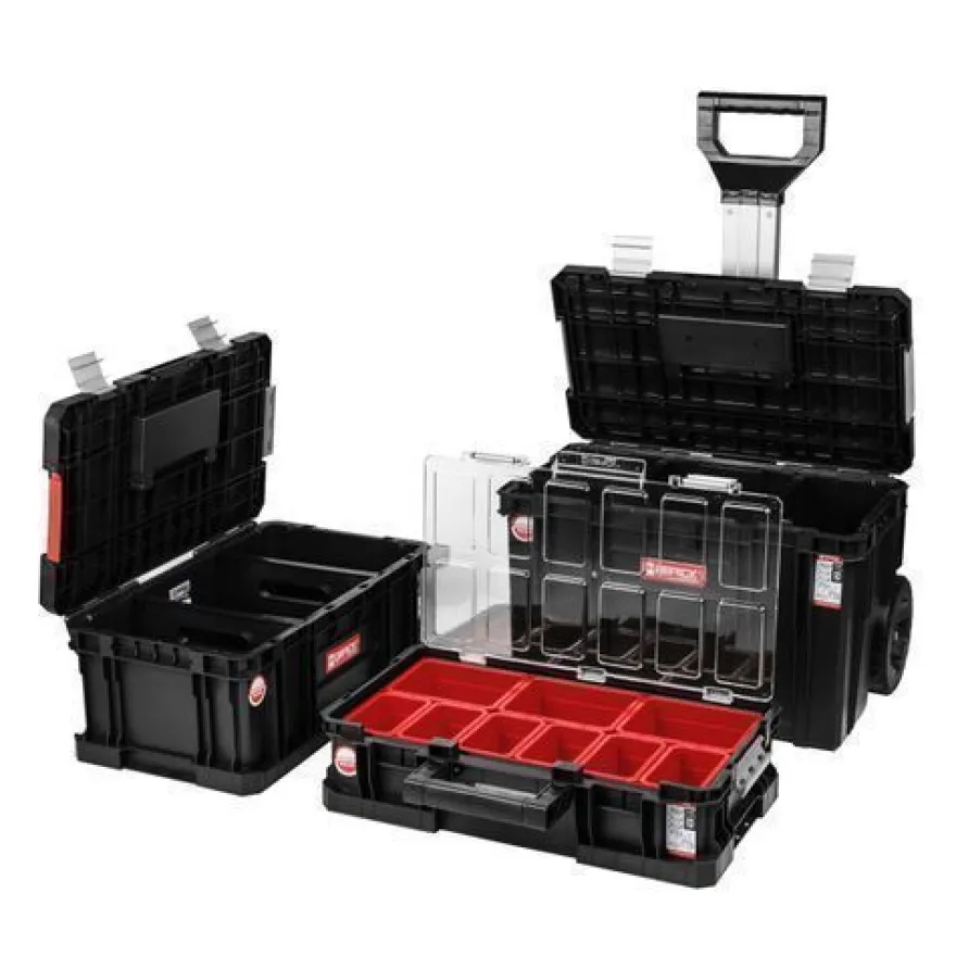 QBRICK Set System TWO Werkzeugtrolley Werkzeugkoffer Rollbox Werkzeugwagen